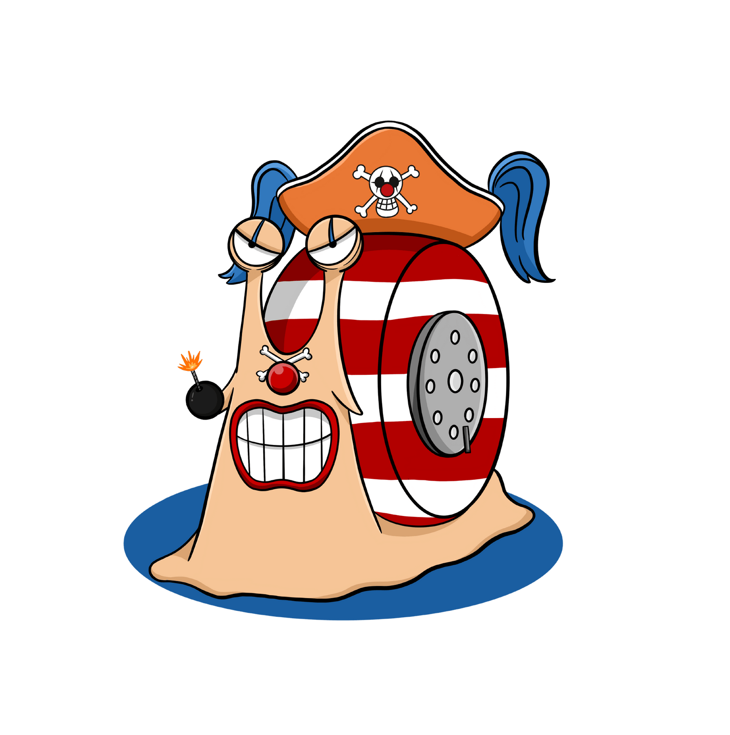 Escargophone_Baggy_One_Piece